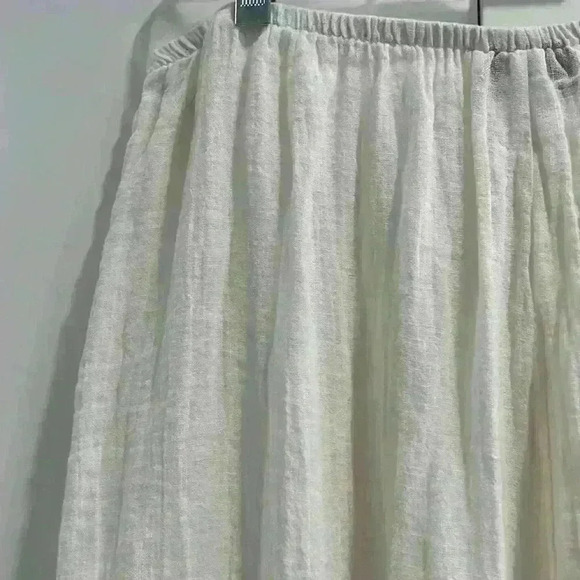 Caroline Rose Size 2X White 100% Linen Pull On
Wide Leg Pants Lightweight Travel - Picture 11 of 15